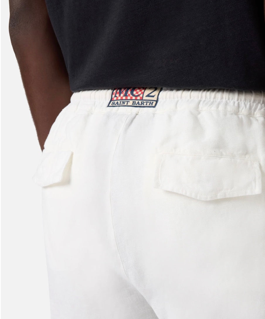 Linen Pants White S