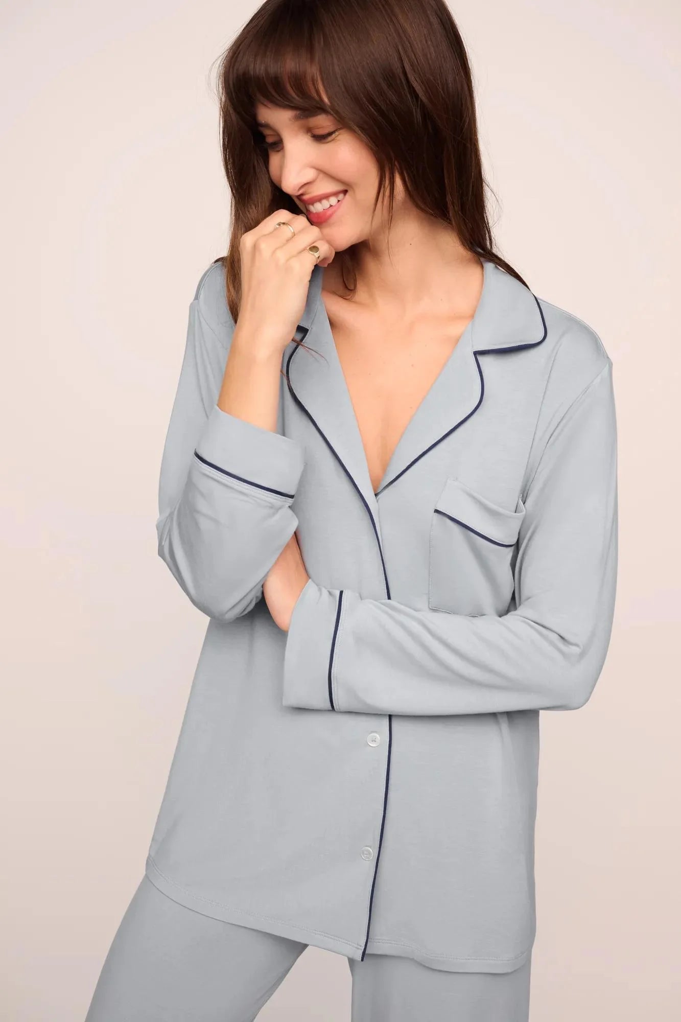Gisele Long PJ Set Gray Dawn