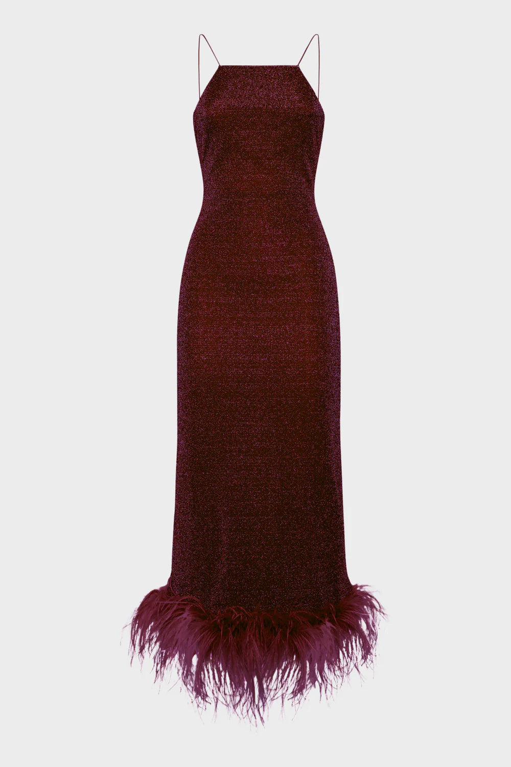 Lumière Plumage Long Dress