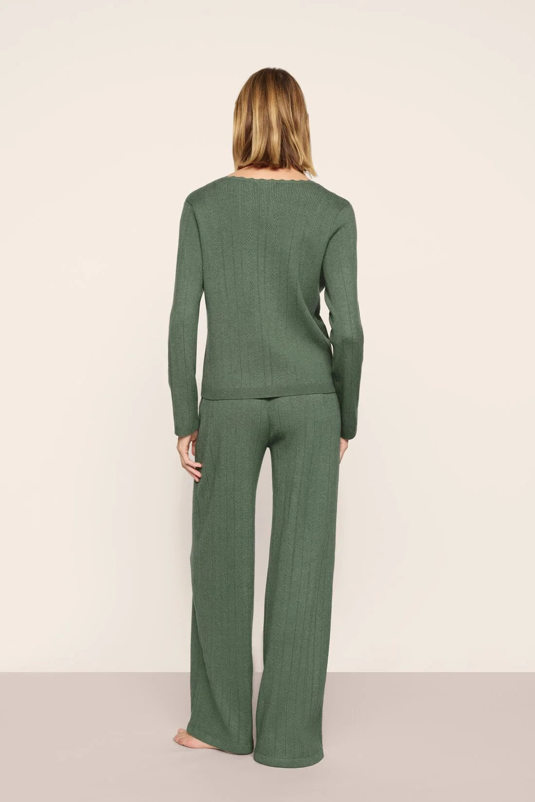 Pointelle Sweater Pant