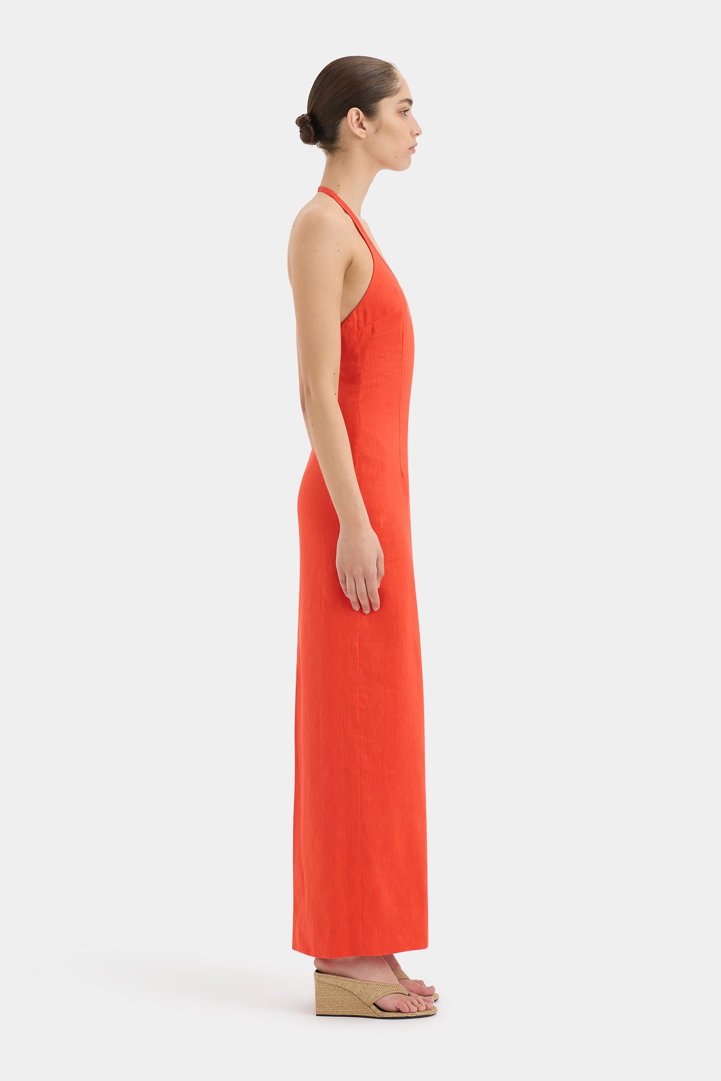 Elodie Halter Midi Dress