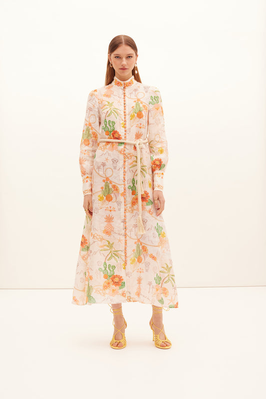 Tacaná Button Dress