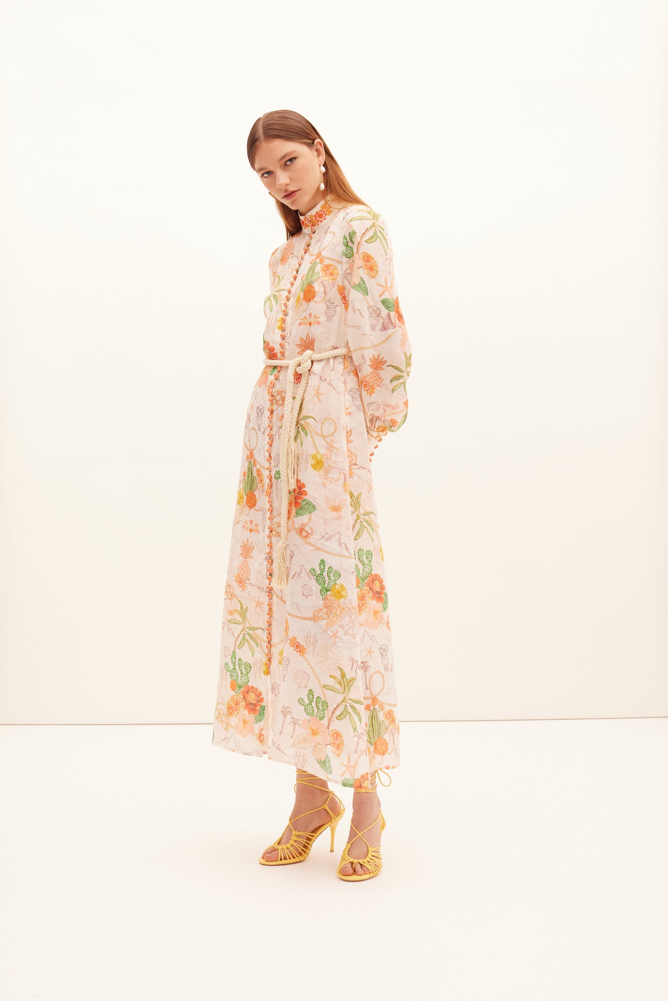Tacaná Button Dress