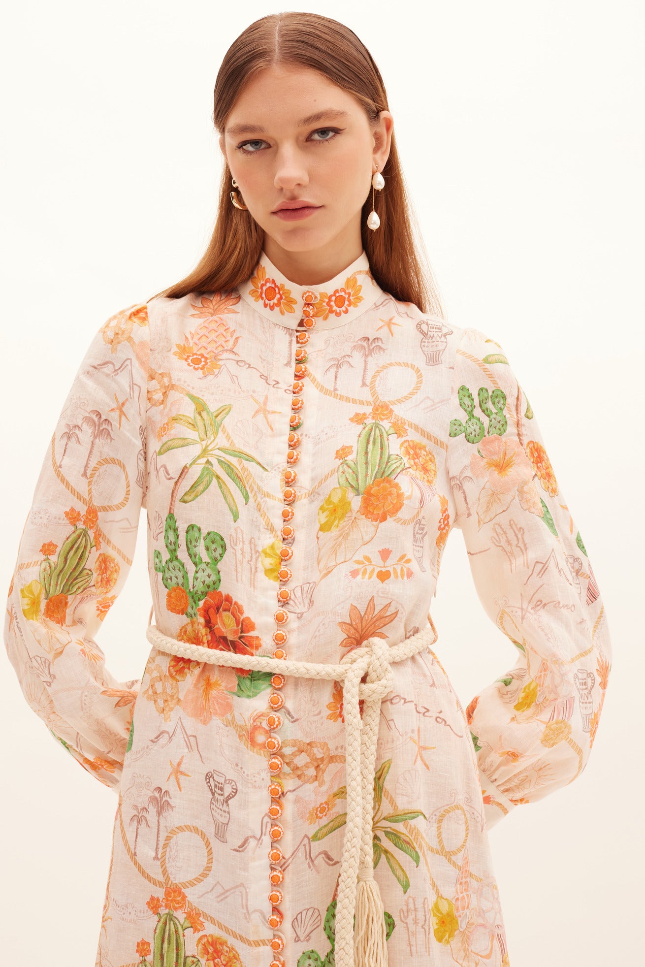 Tacaná Button Dress