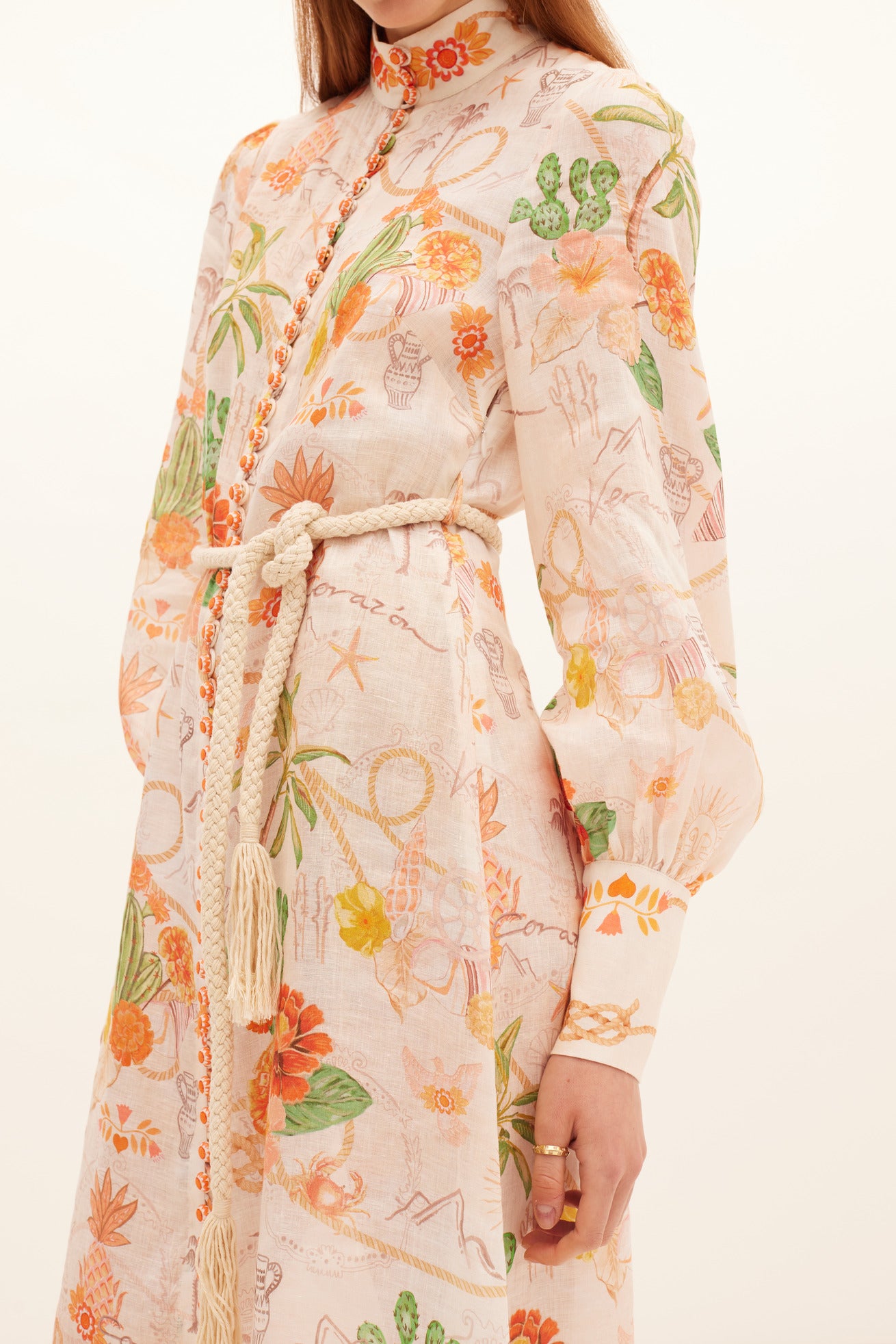 Tacaná Button Dress