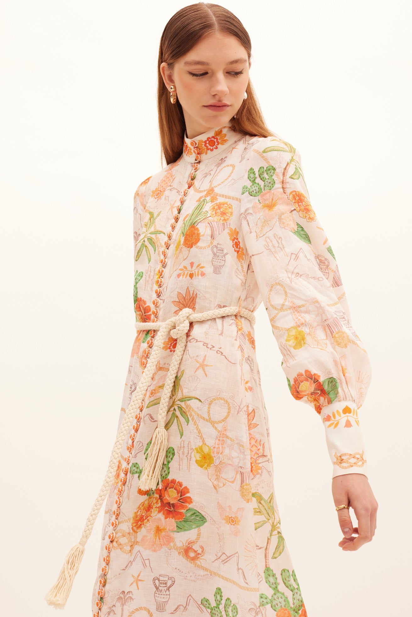 Tacaná Button Dress