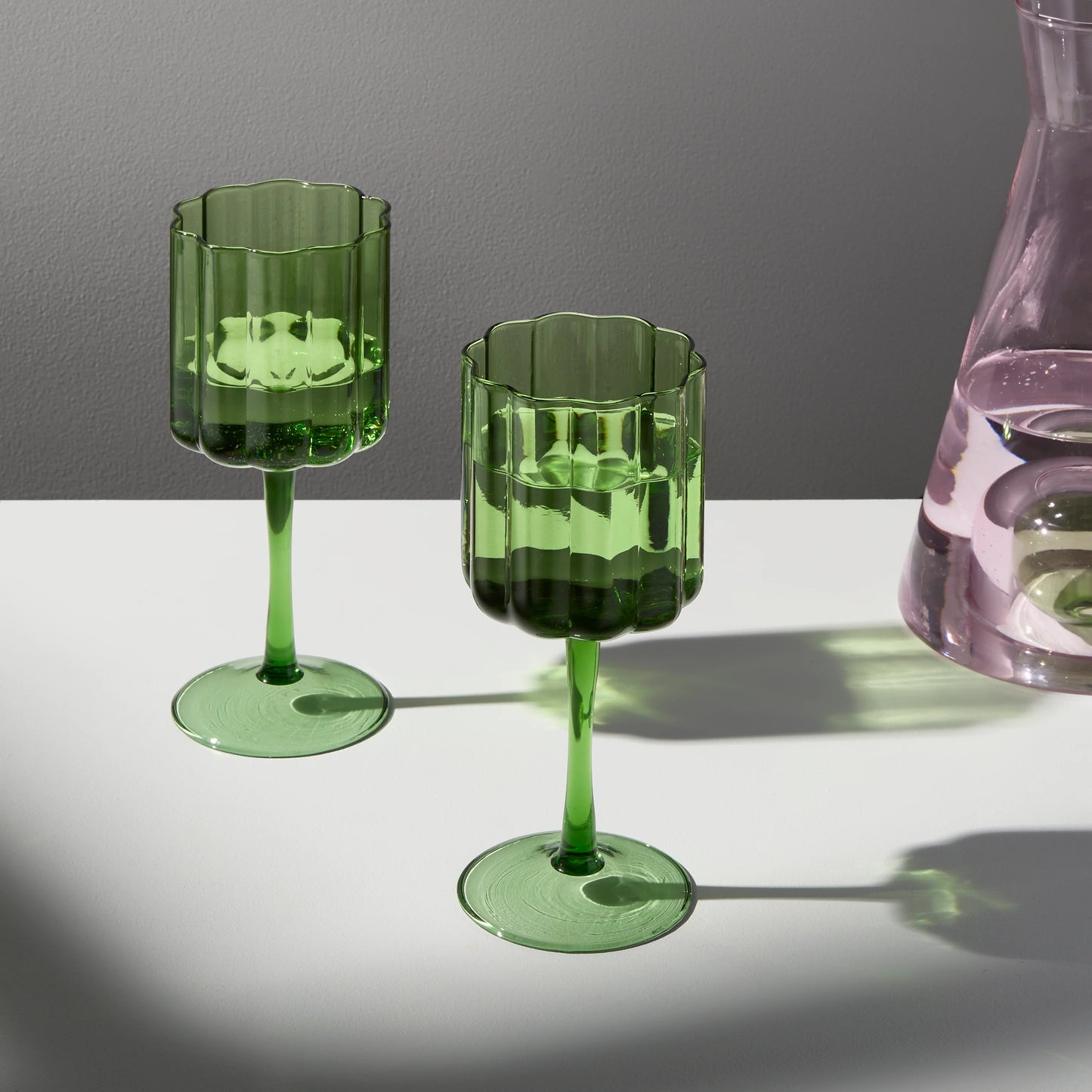Wave Wine Glasses (Set of 2)
