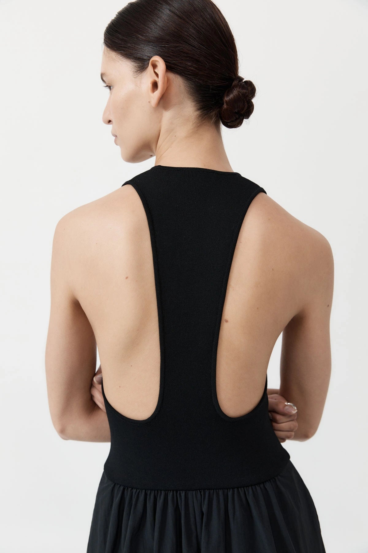 Plunge Neck Dress