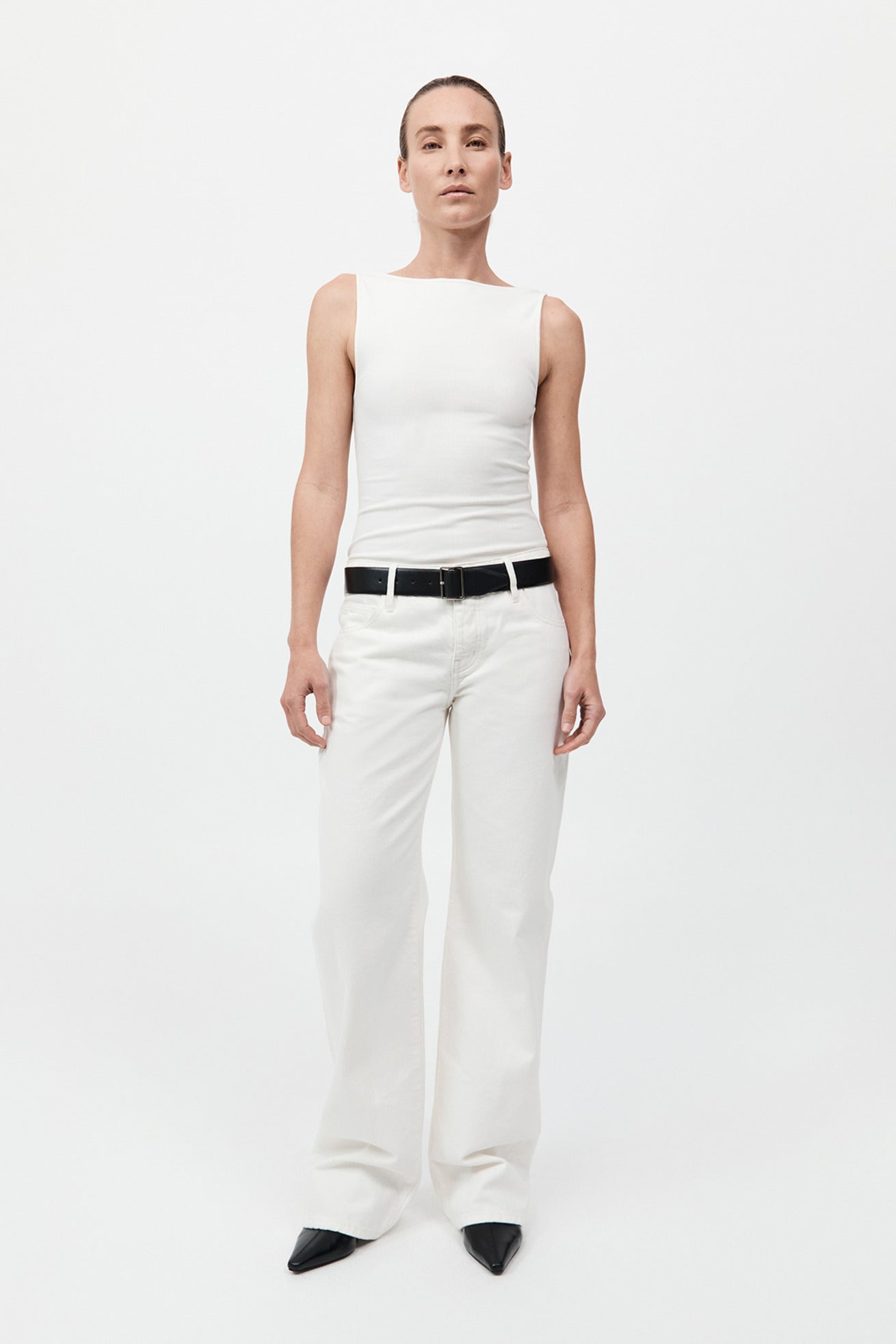 Rib Bateau Cut Out Top