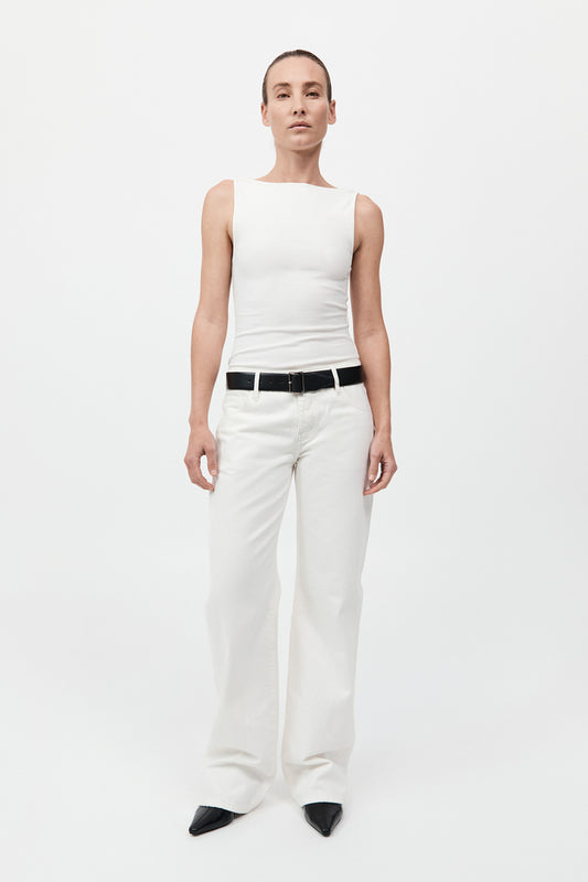 Rib Bateau Cut Out Top