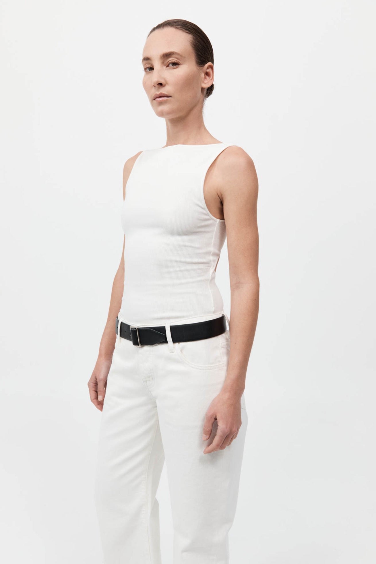 Rib Bateau Cut Out Top