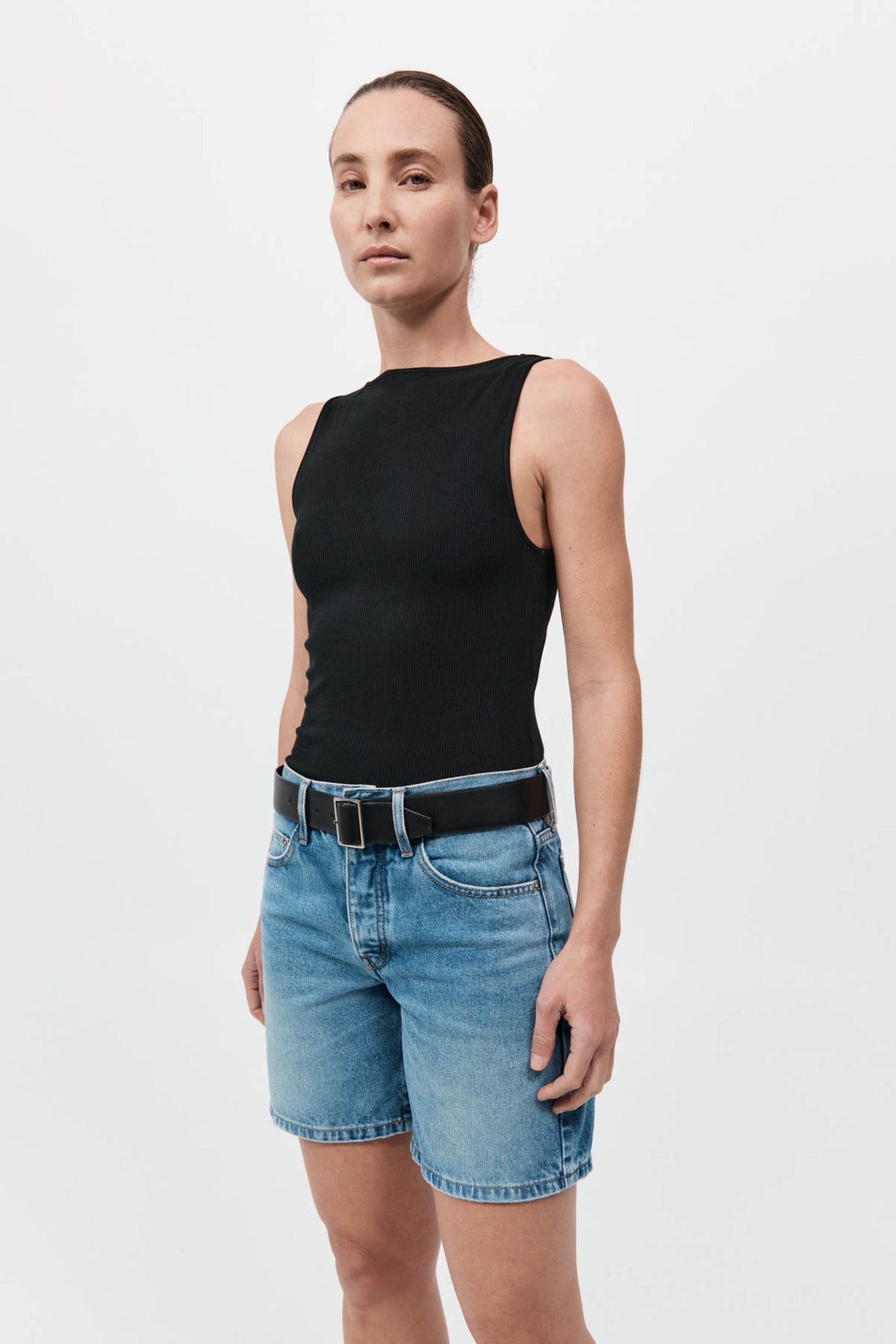 Rib Bateau Cut Out Top