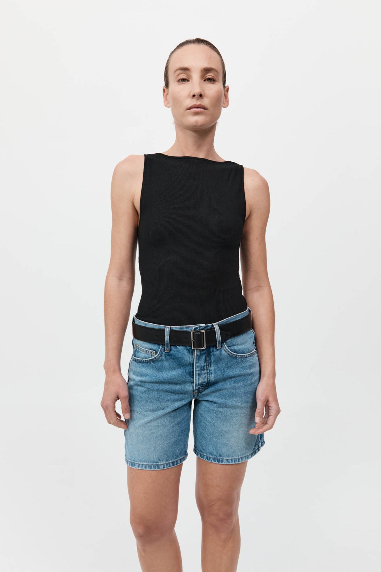 Rib Bateau Cut Out Top