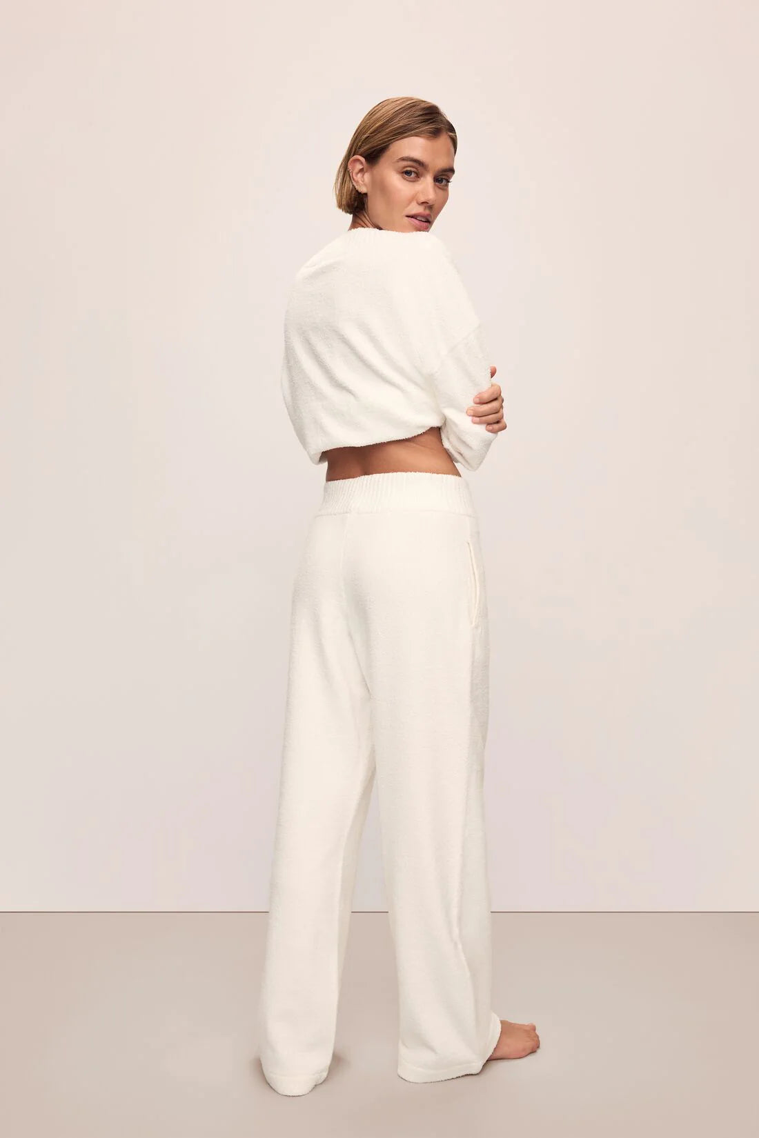 Recycled Boucle Relaxed Fit Pant