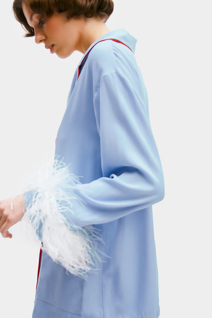 Party Pajamas Set with Detachable Feathers