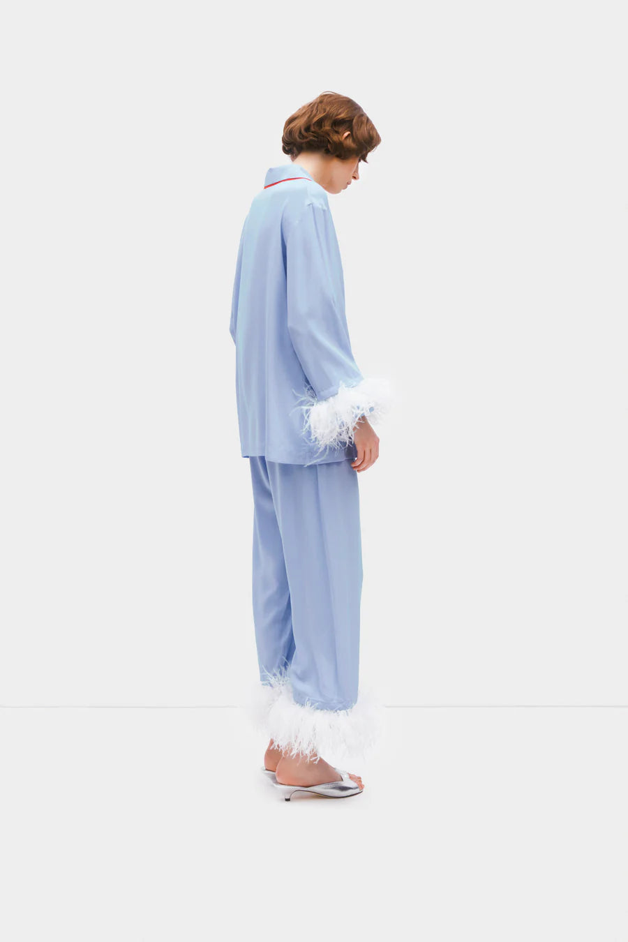 Party Pajamas Set with Detachable Feathers