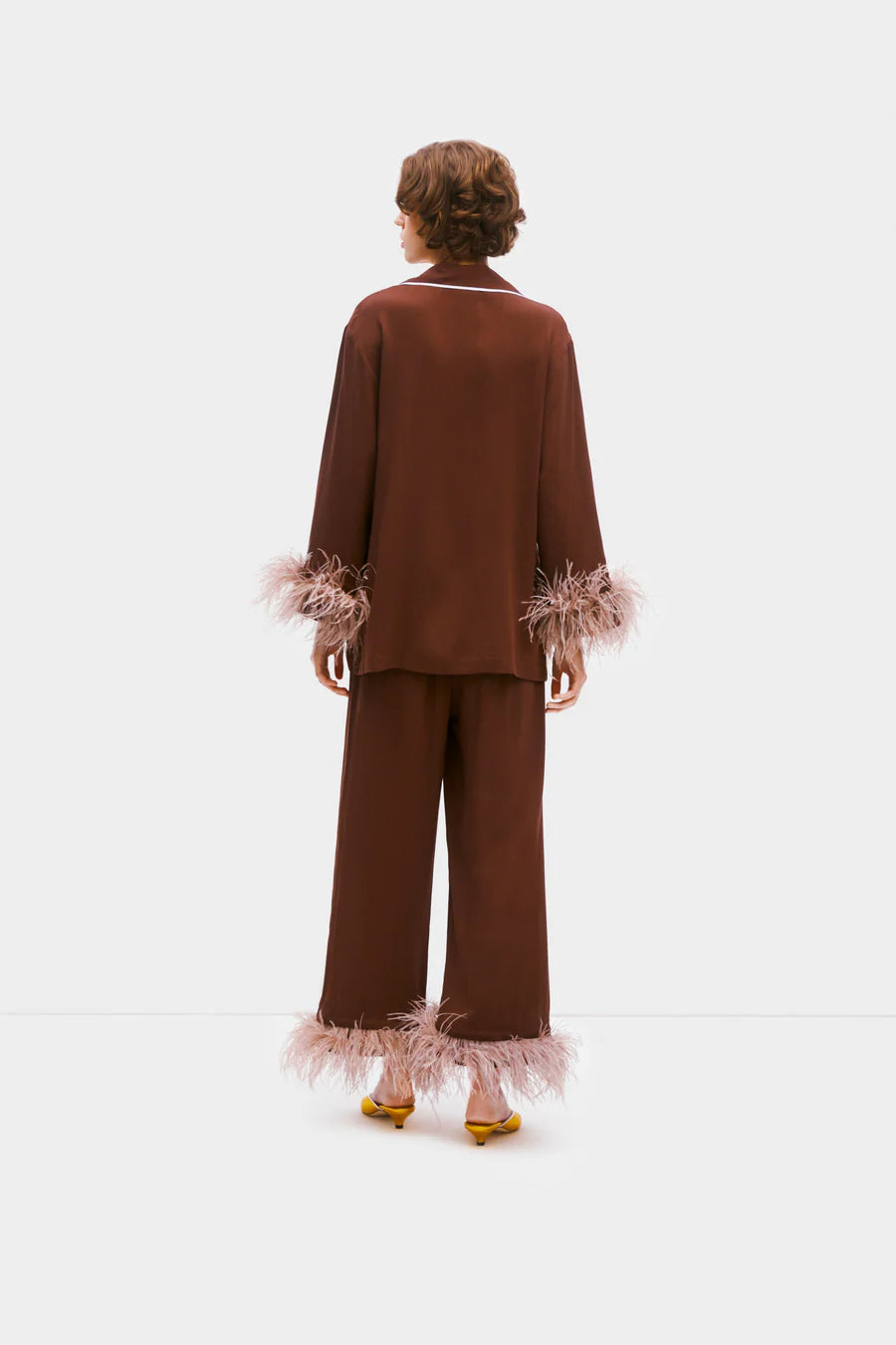 Party Pajamas Set with Detachable Feathers