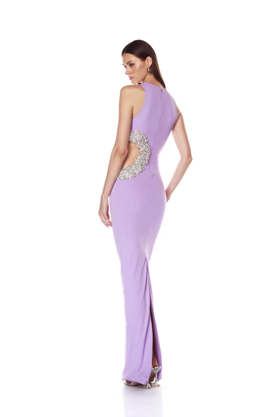 Camila Rhinestone Cutout Maxi Dress