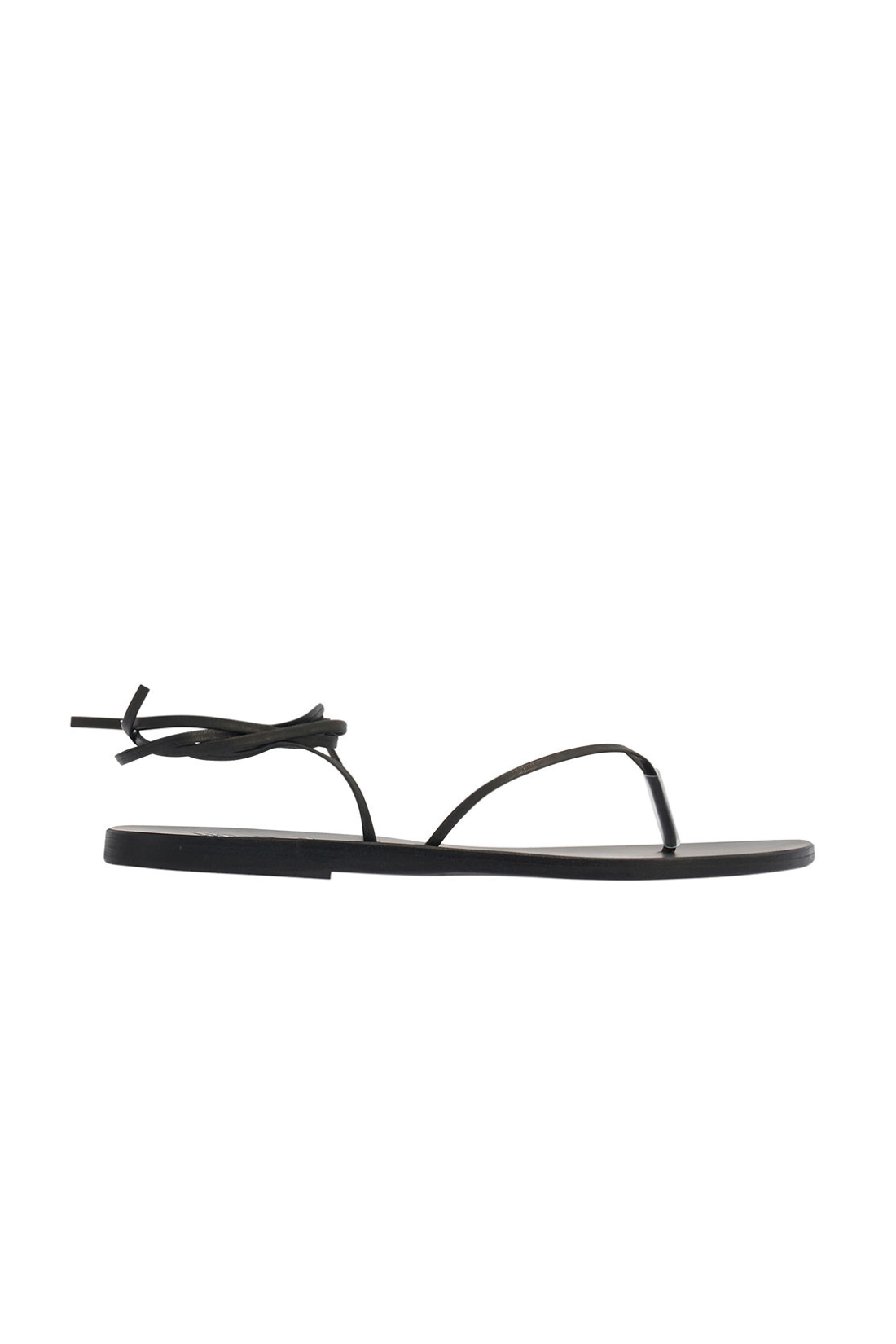 Celia Black Leather Sandal
