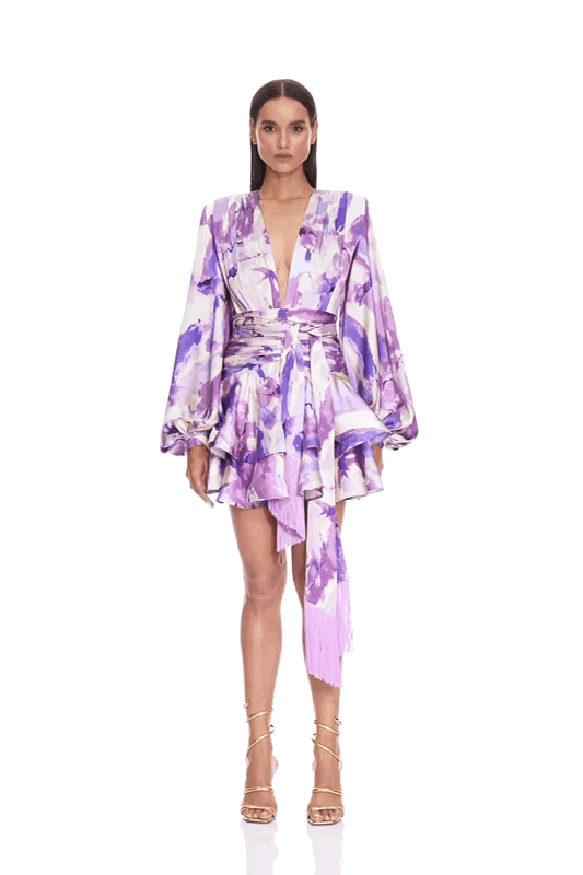 Wisteria Bedouin Coastal Mini Dress