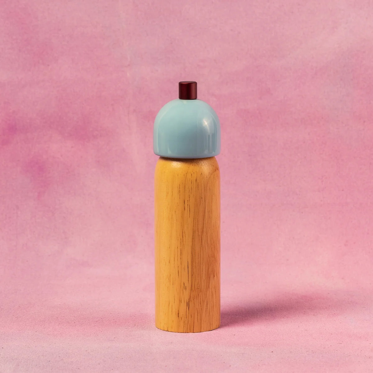 Medium Salt/Pepper Grinder - Light Blue/Burgundy
