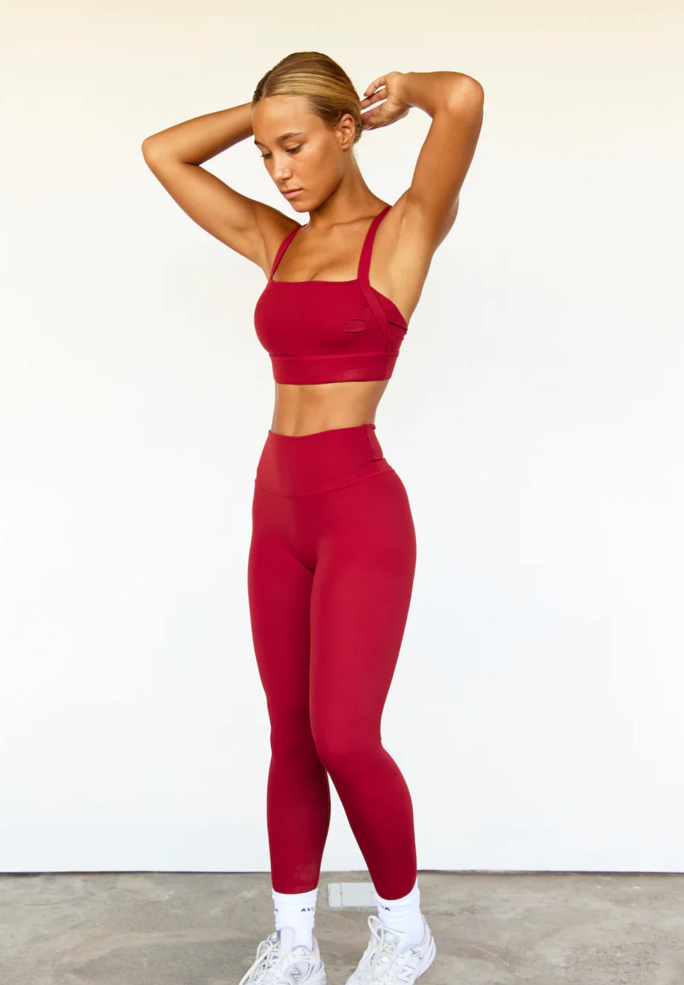 Astoria LUXE BALANCE Full Length Legging - Dark Cherry