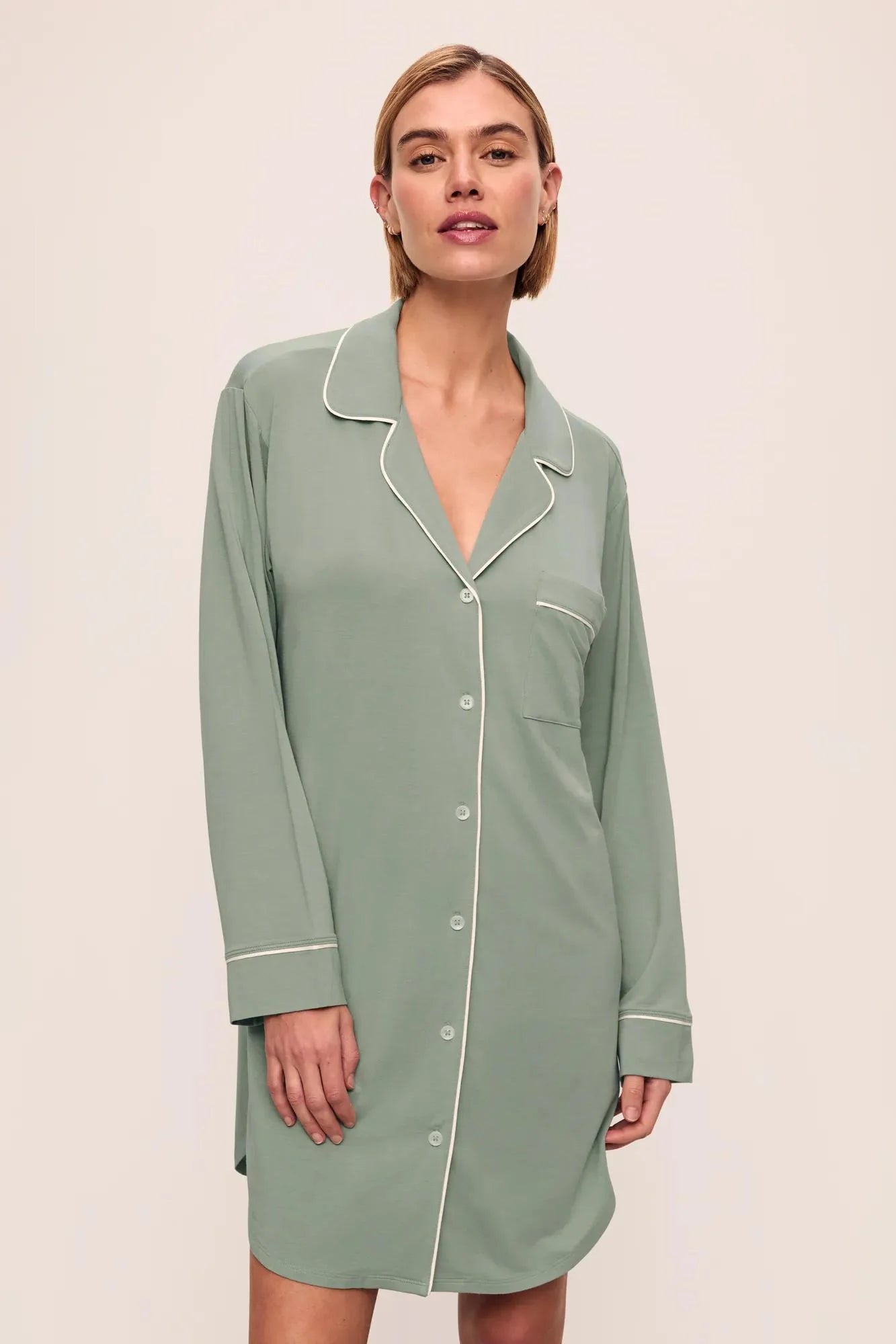 Gisele TENCEL™ Modal Sleepshirt Eucalyptus