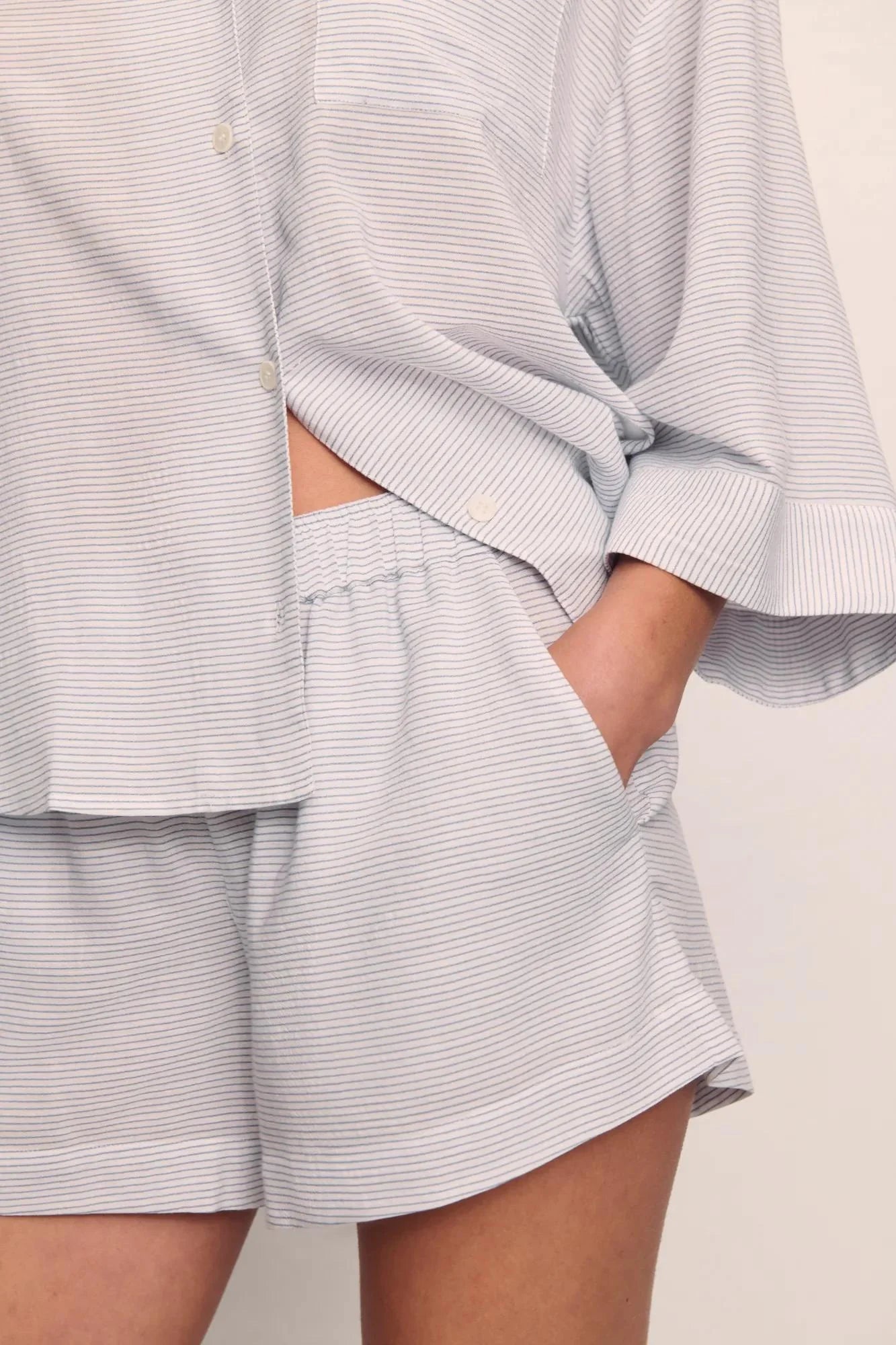 Nautico Relaxed Short PJ Set Grey