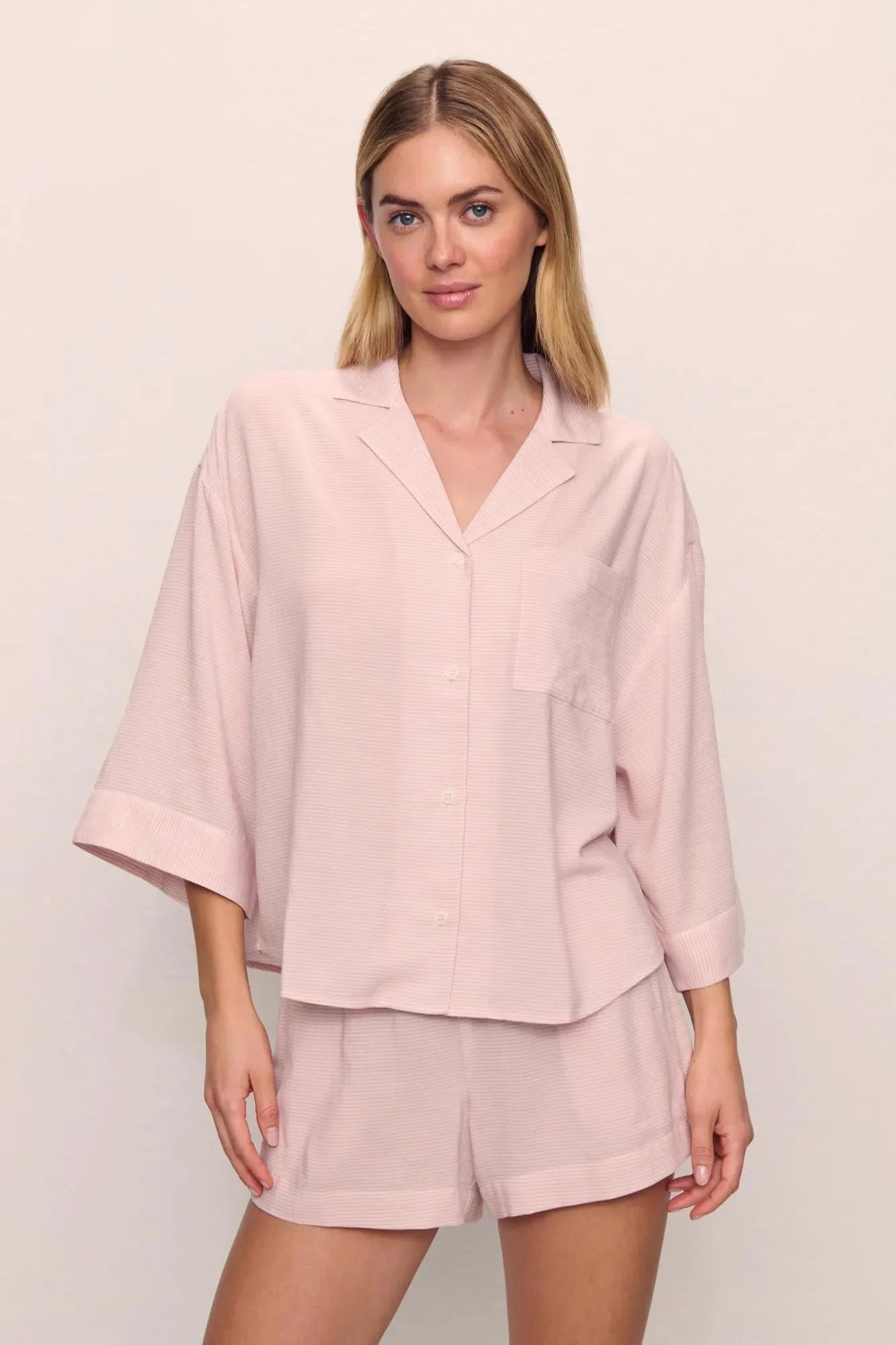 Nautico Relaxed Short PJ Set Pink