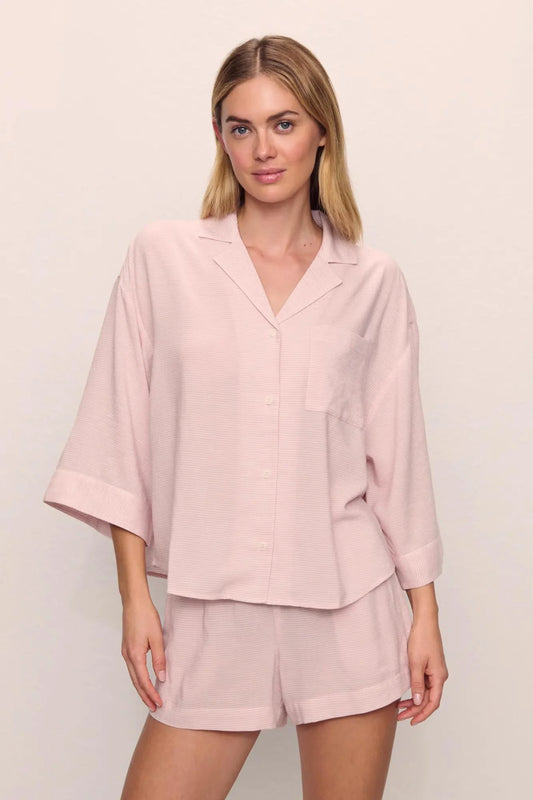 Nautico Relaxed Short PJ Set Pink