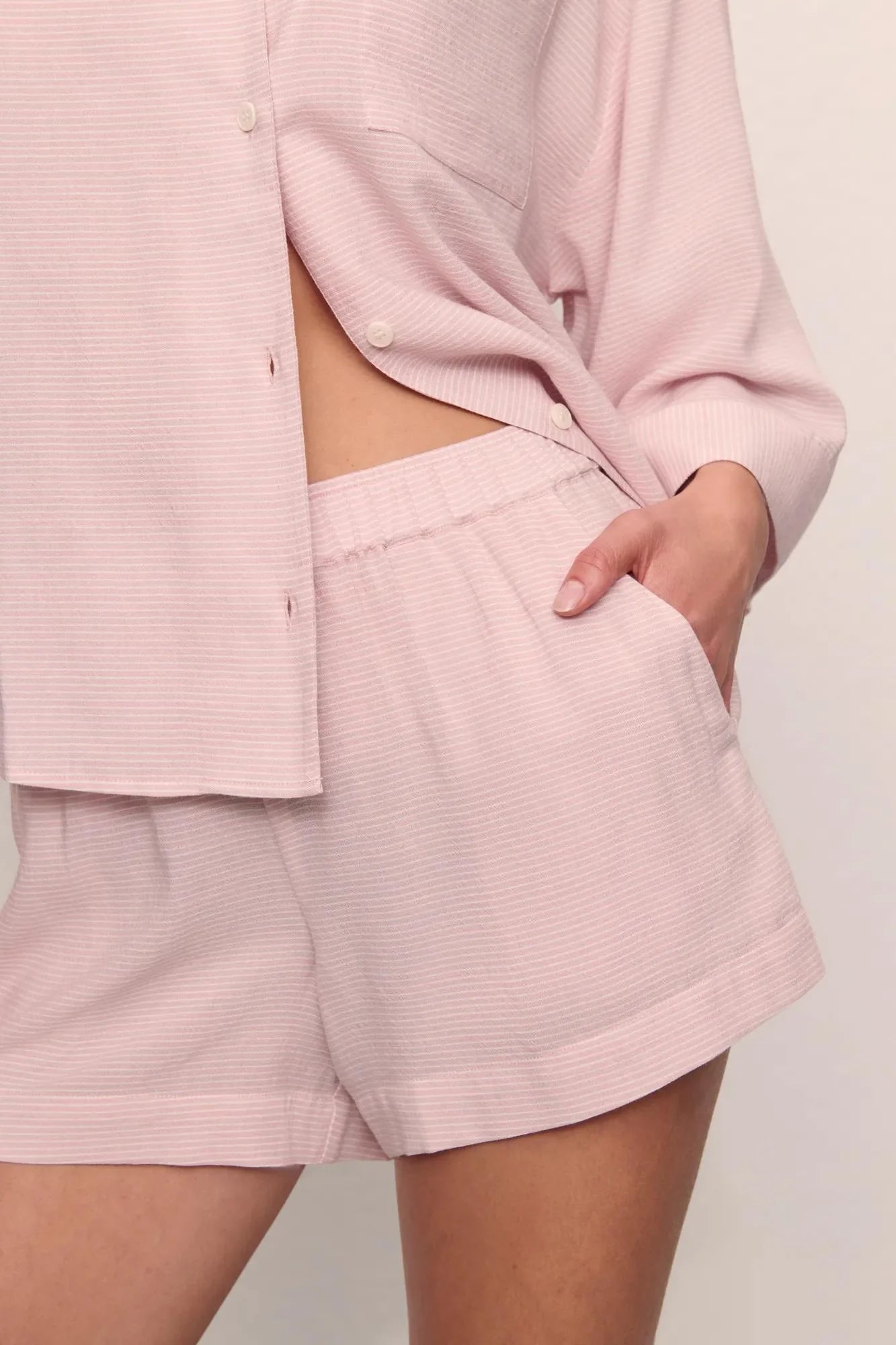 Nautico Relaxed Short PJ Set Pink