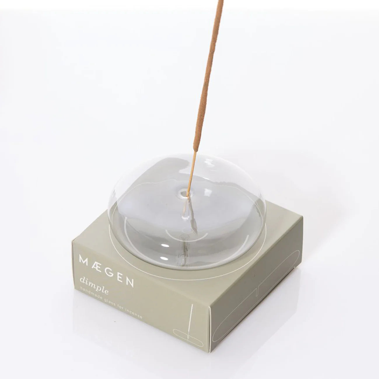 Dimple Glass Incense Holder