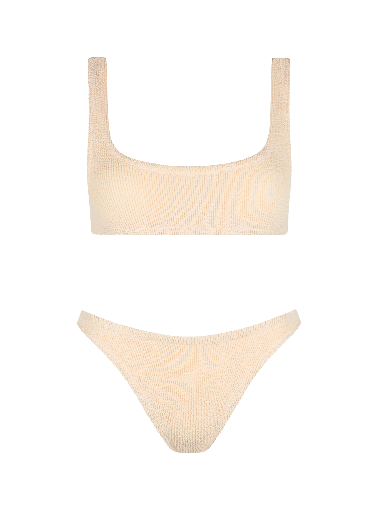 Crinkle 11 Cream Bikini S/M