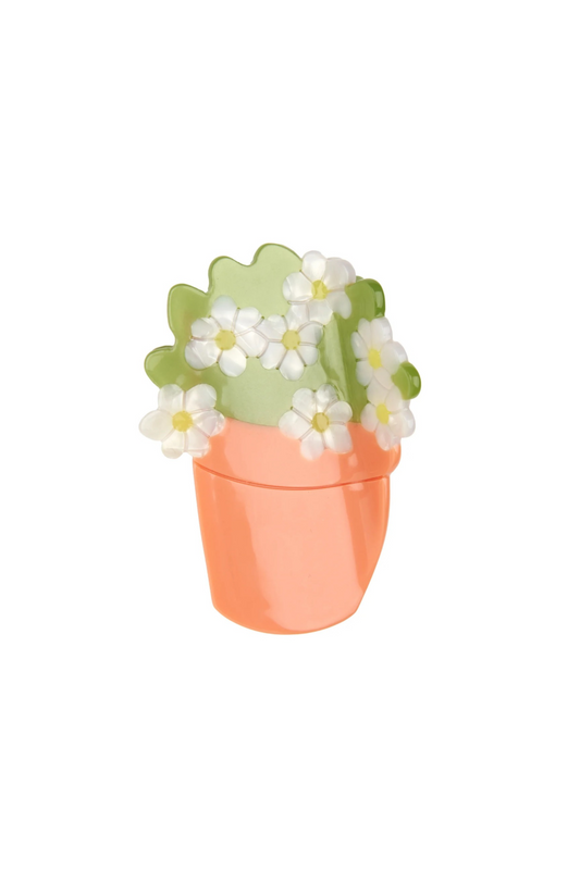 Flower Pot Hair Claw