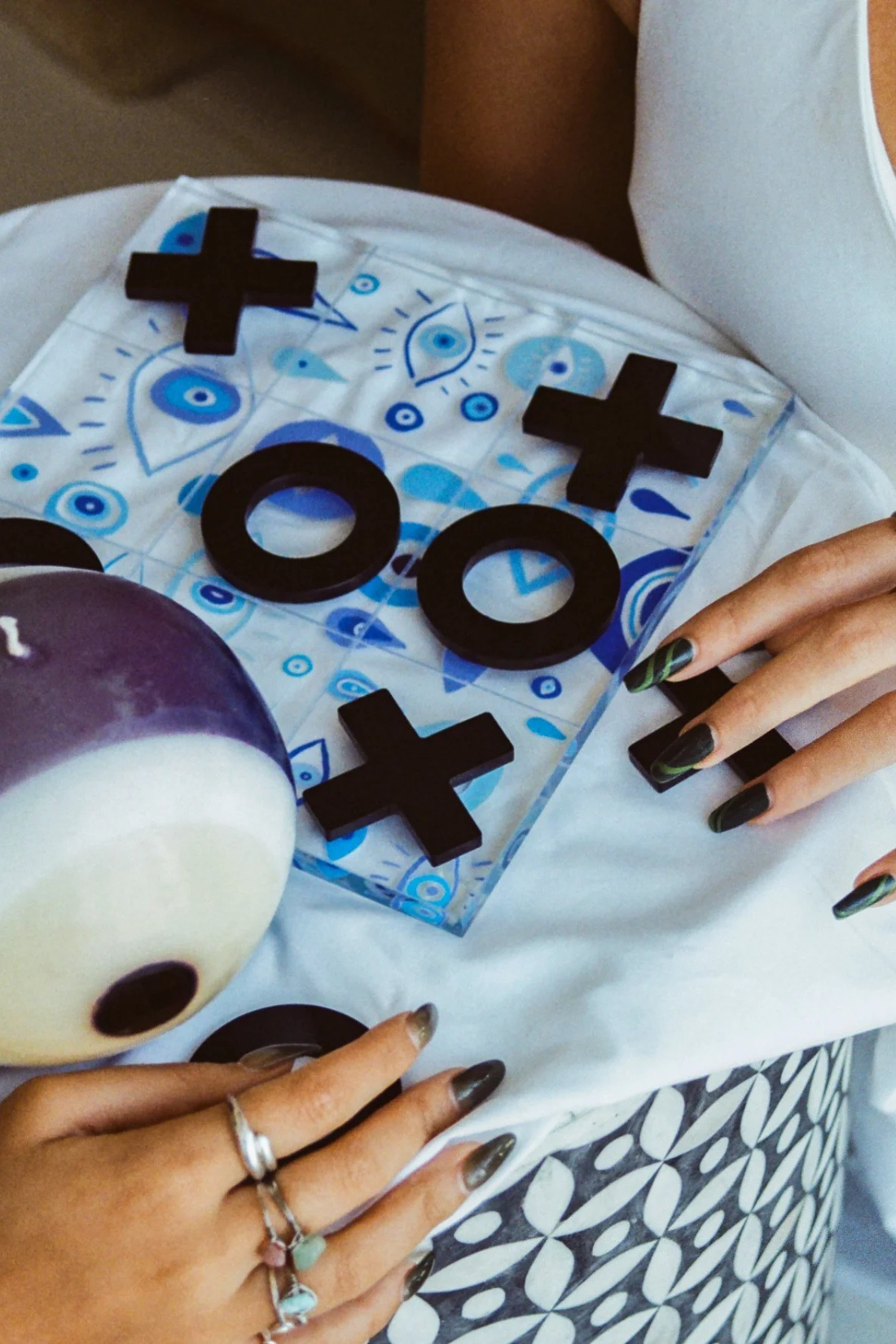 Evil Eye Tic Tac Toe