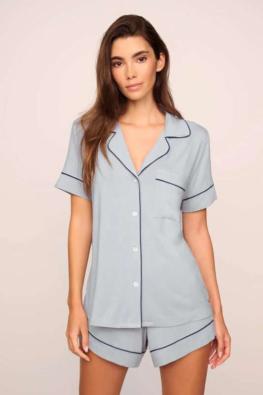 Gisele Relaxed Short PJ Set Gray Dawn