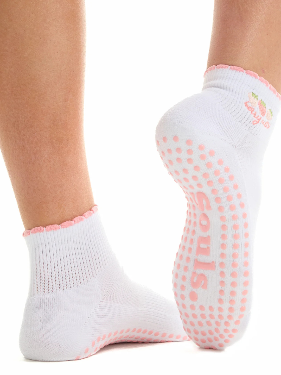Berry Cute Grip Socks