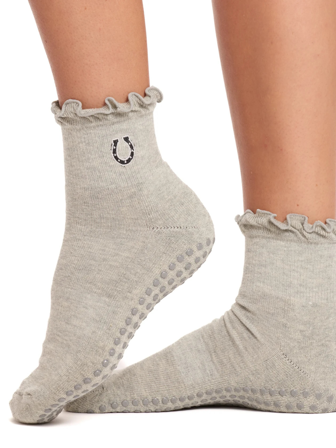 Lucky HorseShoe Grip Socks