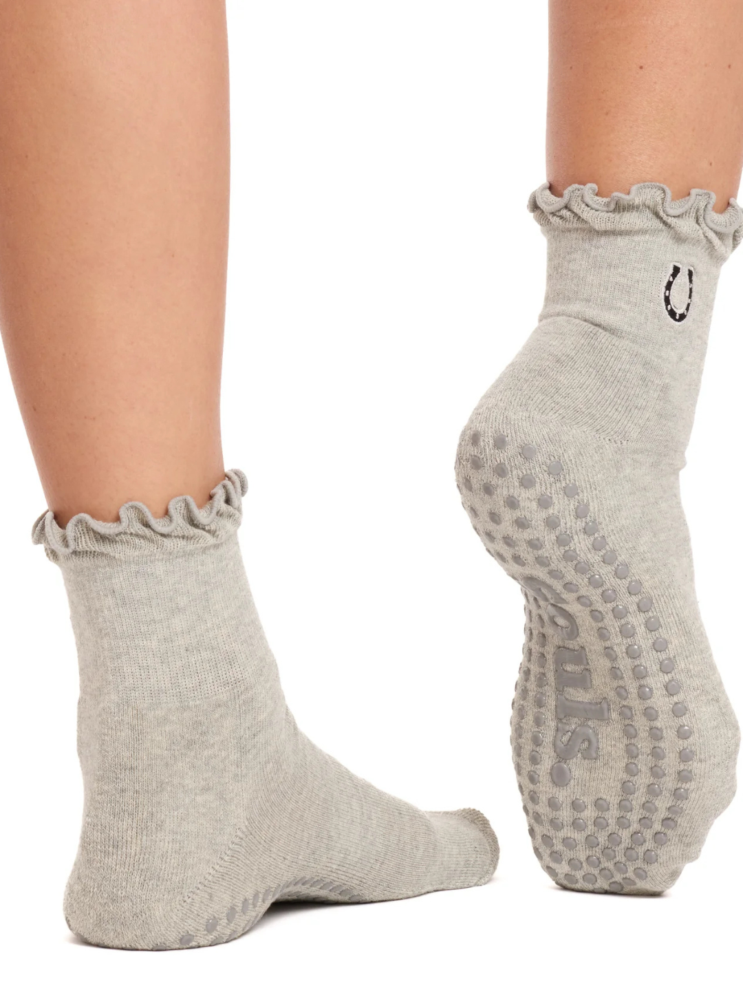 Lucky HorseShoe Grip Socks