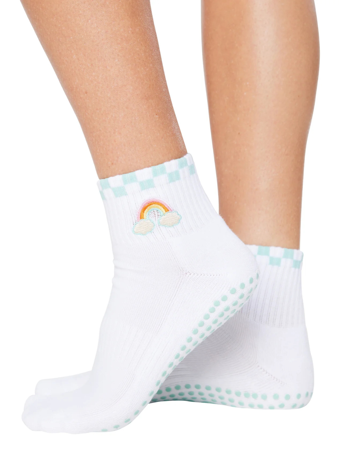 Rainbow Grip Socks