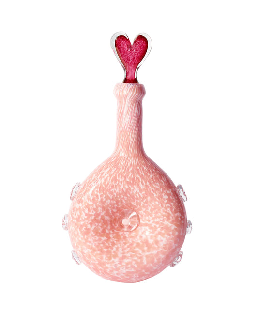 Amour Pink Glass Carafe