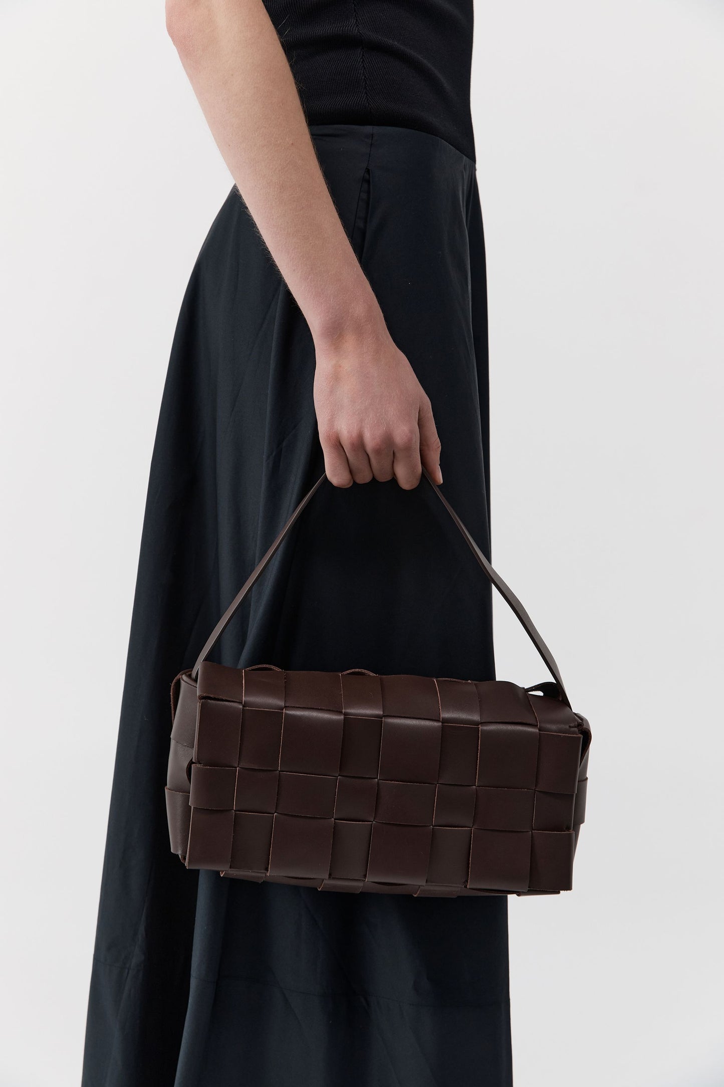 Woven Envelope Slim Tote