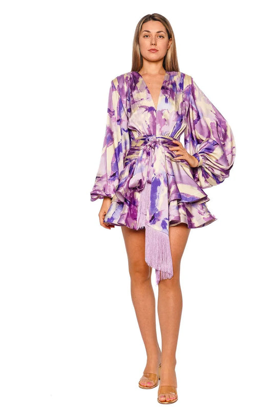 Wisteria Bedouin Coastal Mini Dress