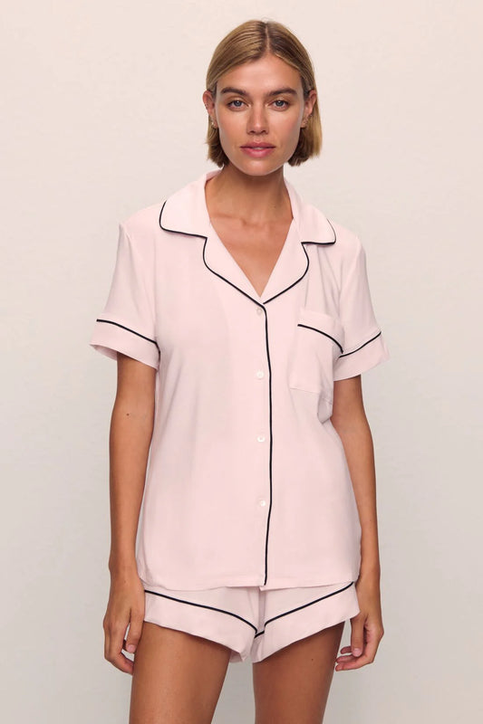 Gisele Relaxed Short PJ Set Sorbet Pink