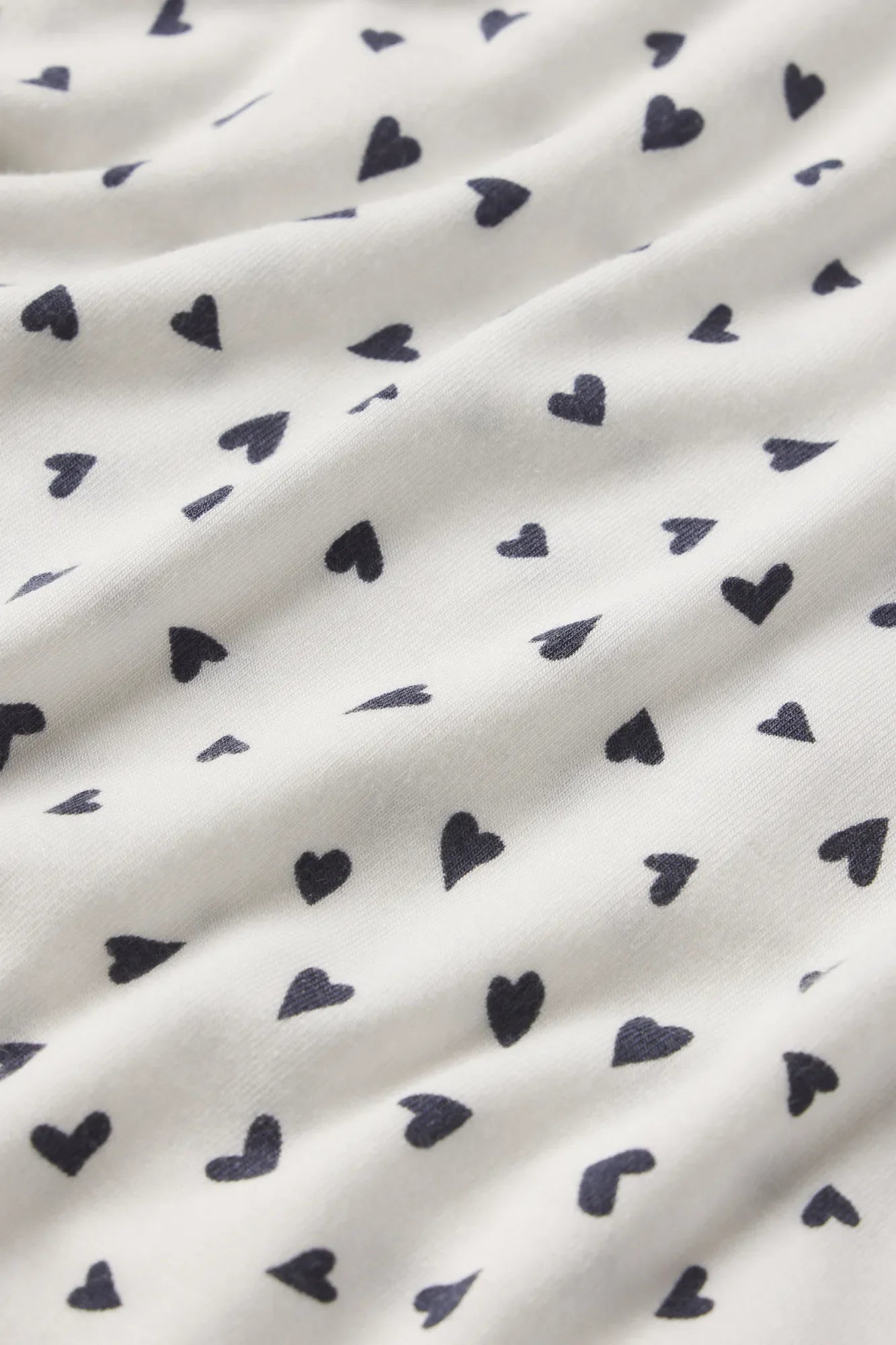 Gisele Printed Relaxed Short PJ Set Heart to Heart Black