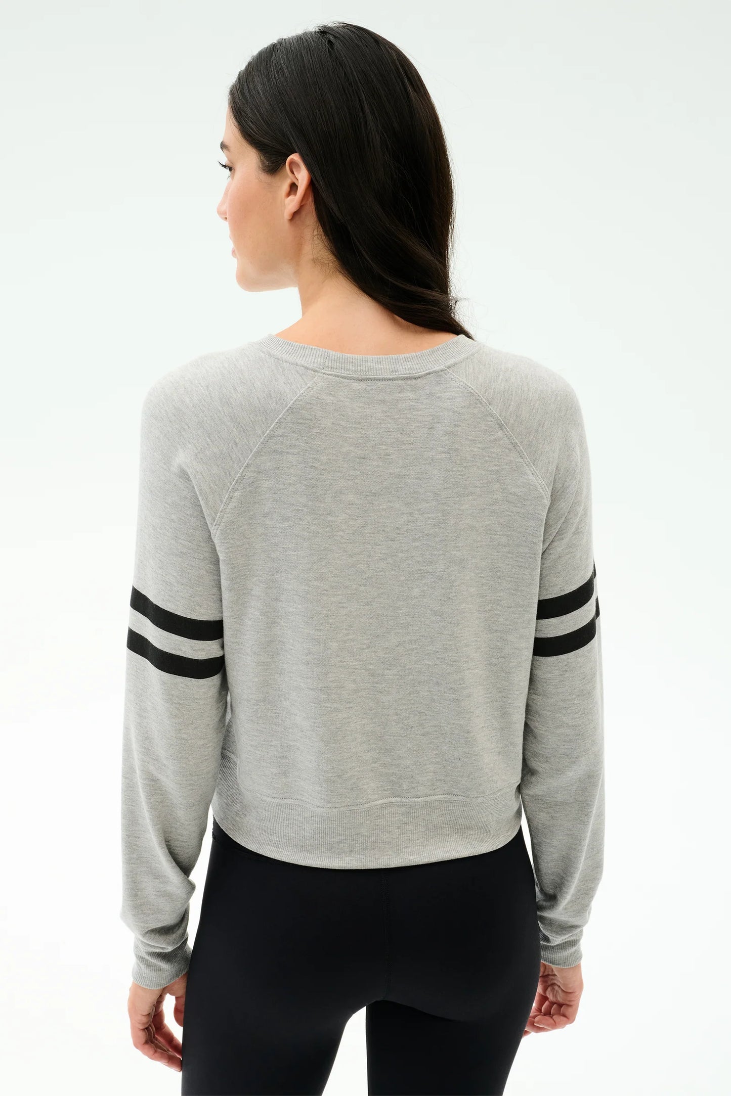 BROOKS STRIPE FLEECE SWEATSHIRT