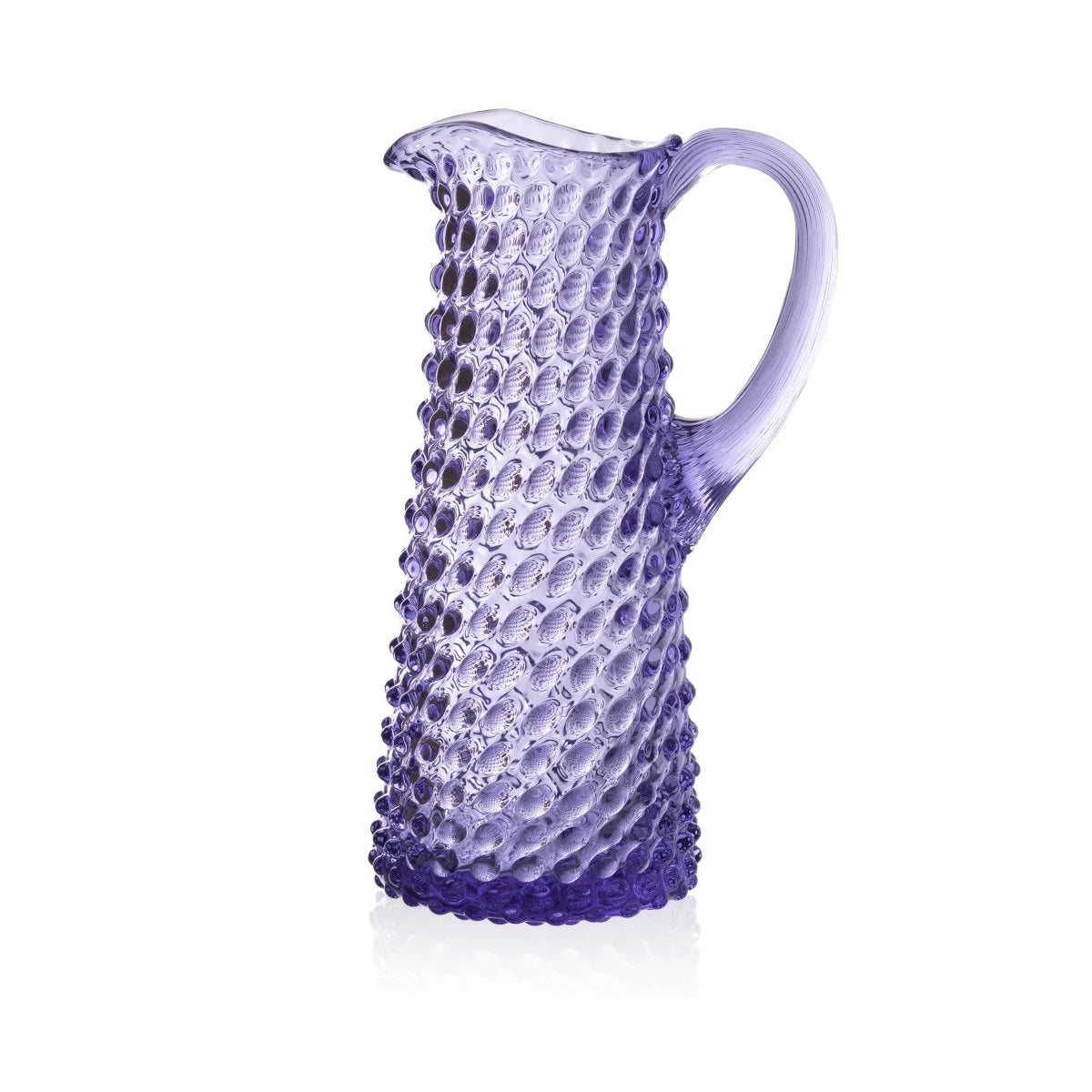 LAVENDER HOBNAIL PITCHER