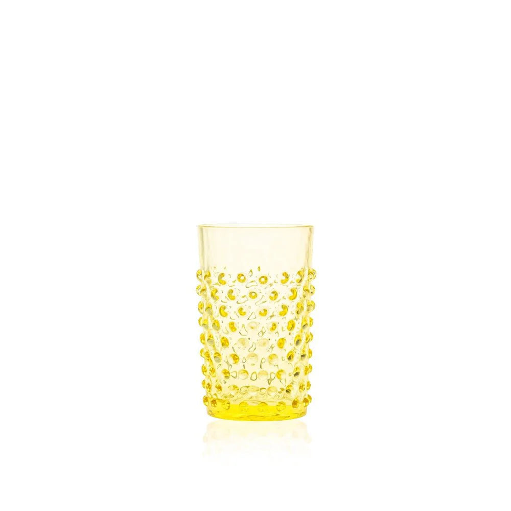 CITRINE HOBNAIL TUMBLERS (Set of 6)