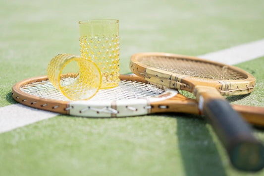 CITRINE HOBNAIL TUMBLERS (Set of 6)