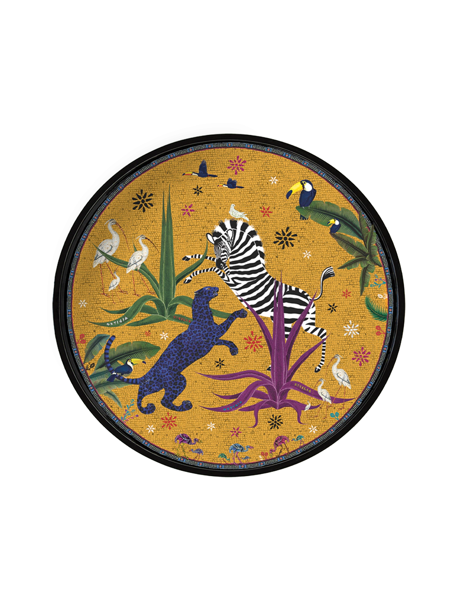 Sahara Jungle Round Tray